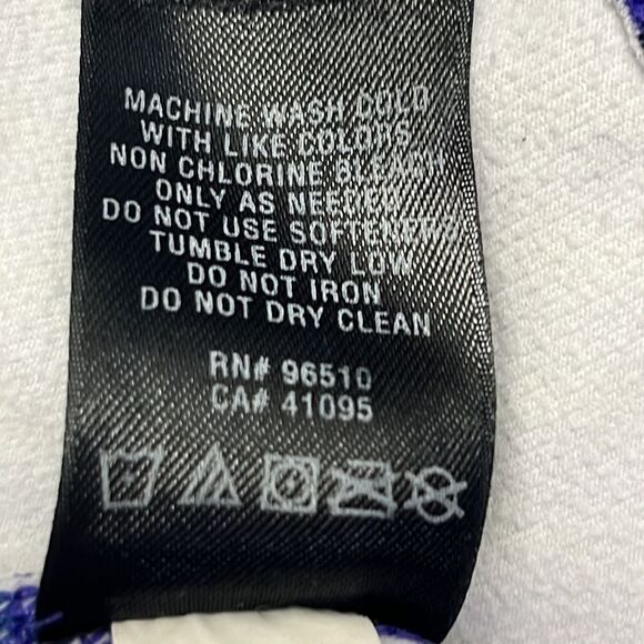 Under Armour Women’s Purple/Gray HeatGear Long Sleeve Striped Pullover-large - Picture 15 of 16